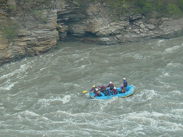 Rafters On The Nenana River Seen From The Train